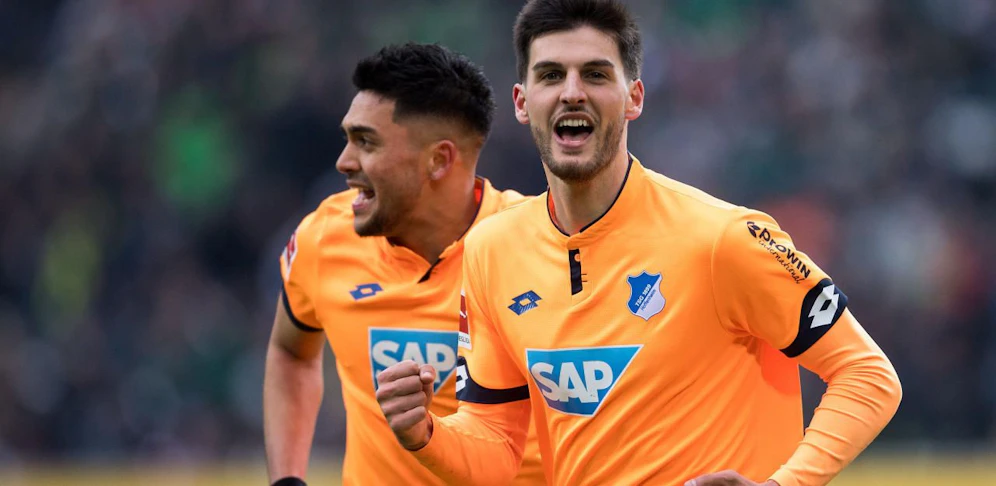 Florian Grillitsch trug sich bei Hoffenheims 3:3 in Gladbach in die Torschützenliste ein.