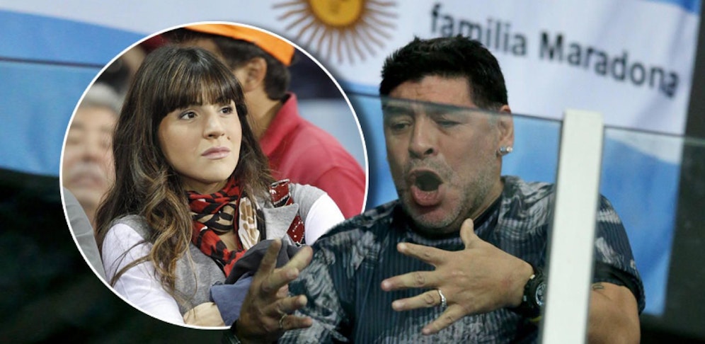 Fußball-Ikone Diego Maradonna verlangt eine Haftstrafe für seine Tochter Giannina. 