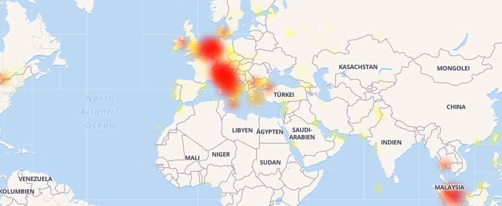 Extreme Störungen über weite Bereiche: Facebook, Whatsapp und Instagram sind down.