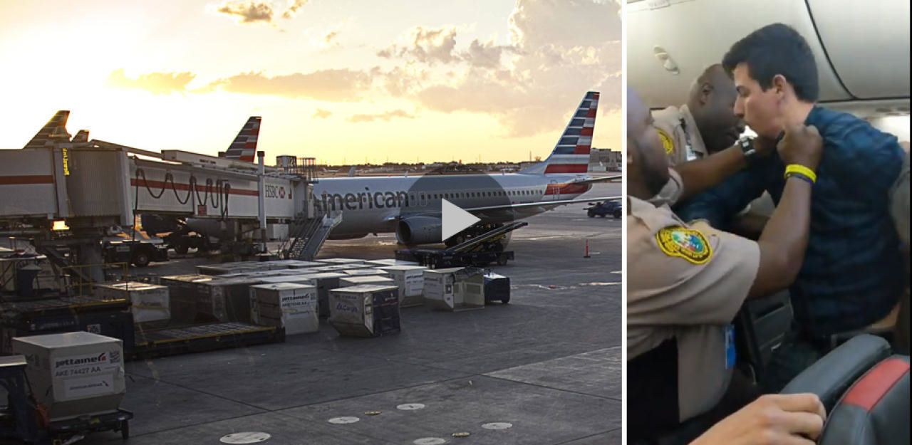 Heute.at - Polizei streckt wütenden Fluggast mit Taser nieder