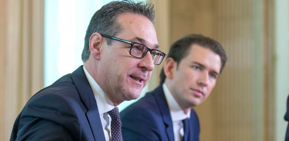 Wieder am Verhandlungstisch: Bundeskanzler Sebastian Kurz (ÖVP) und Vizekanzler Heinz-Christian Strache (FPÖ).