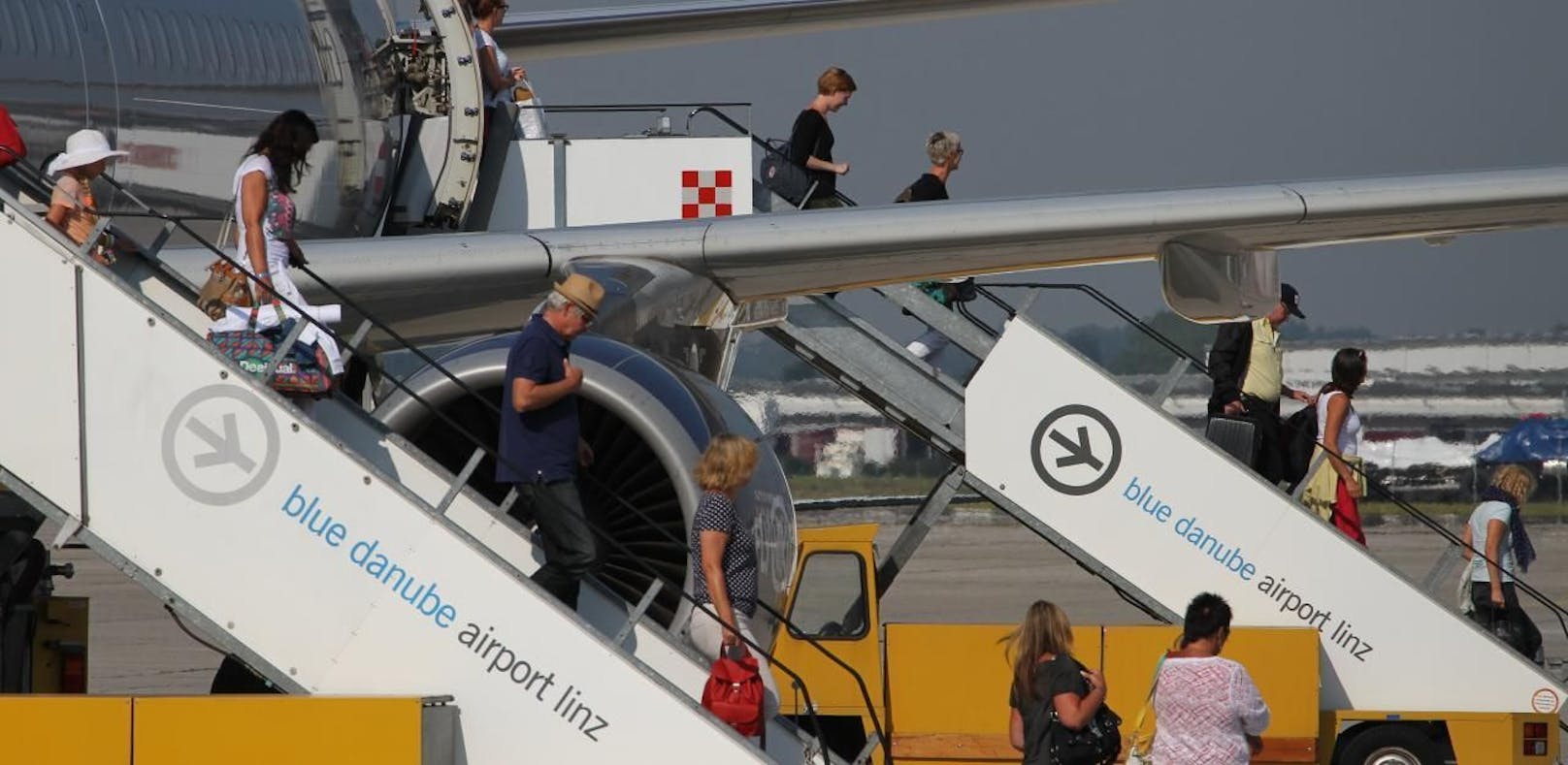 Der Linzer Flughafen verzeichnete 2018 ein Plus bei den Passagieren.
