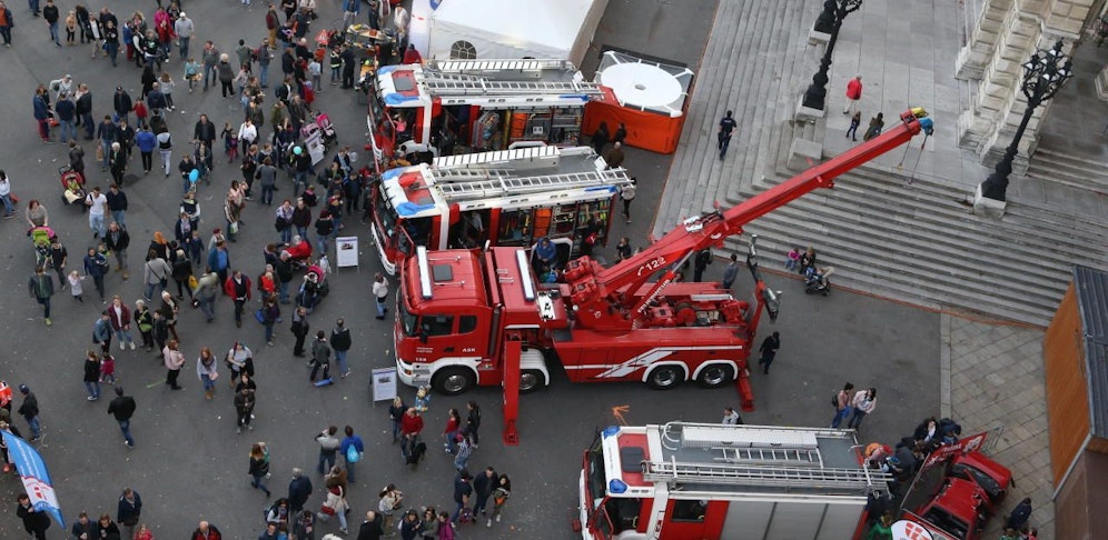 Am Freitag und Samstag dreht sich am Rathausplatz alles um das Thema Sicherheit.
