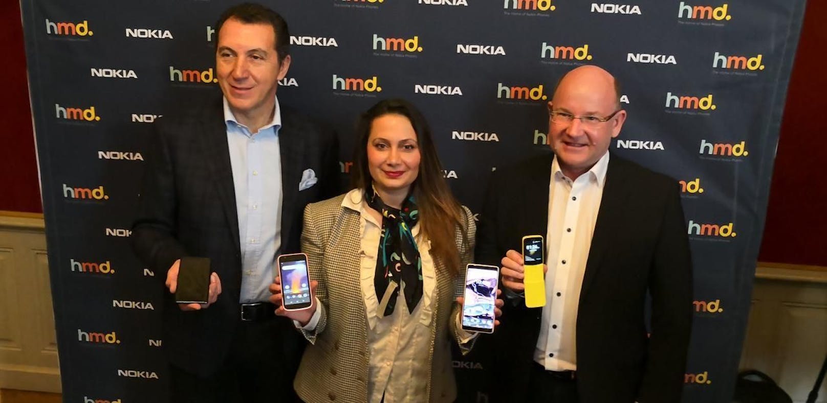 Von links: Alberto Matrone (Vice President Eastern Europe), Katerina Karellas (Global Product Marketing Lead) und Florian Seiche.