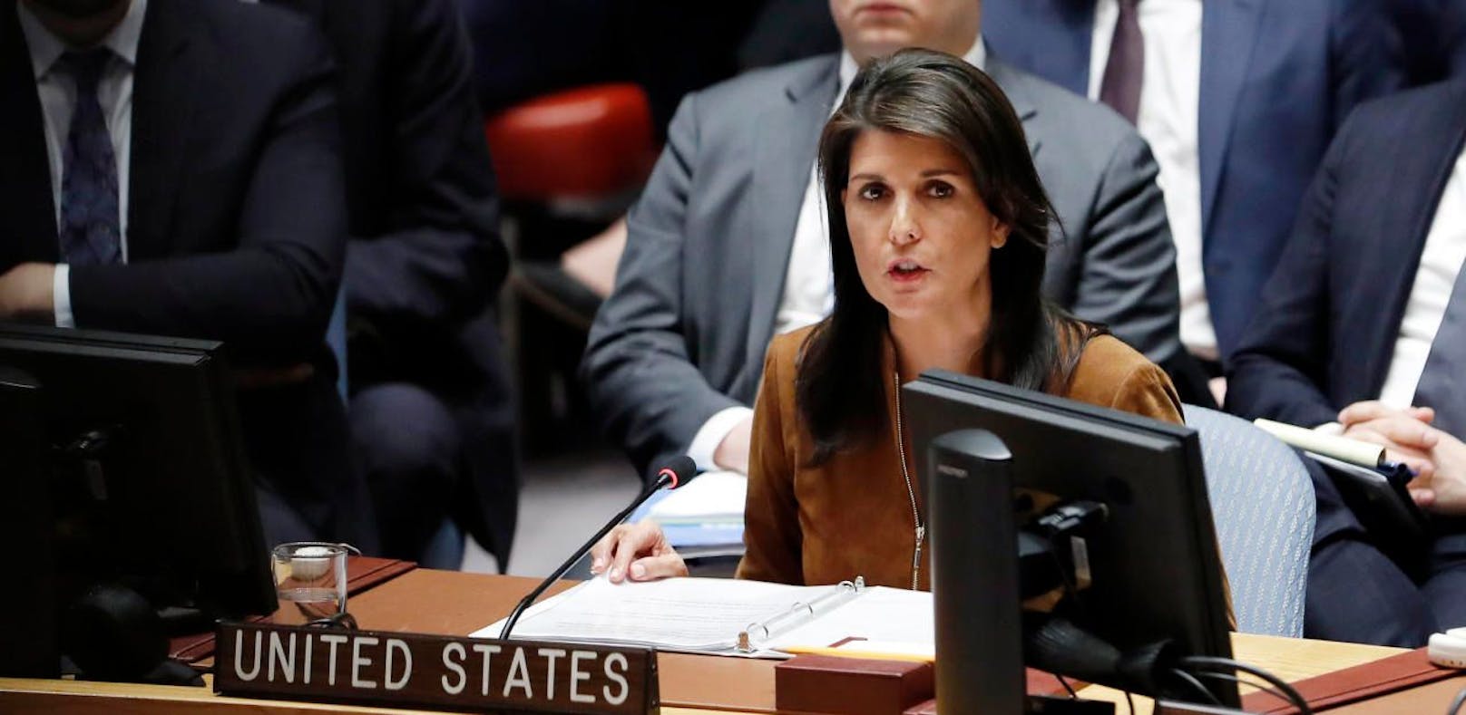 US-Botschafterin Nikki Haley sprach im UN-Sicherheitsrat Klartext und attackierte Russland.