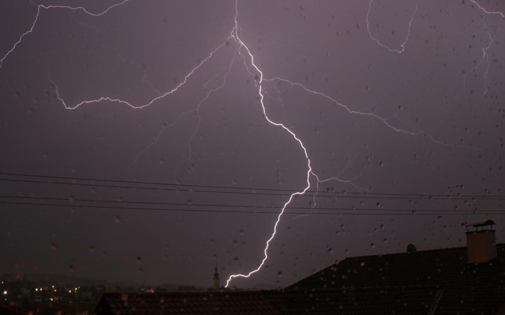 In der Nacht auf Freitag zogen Gewitter über Österreich.