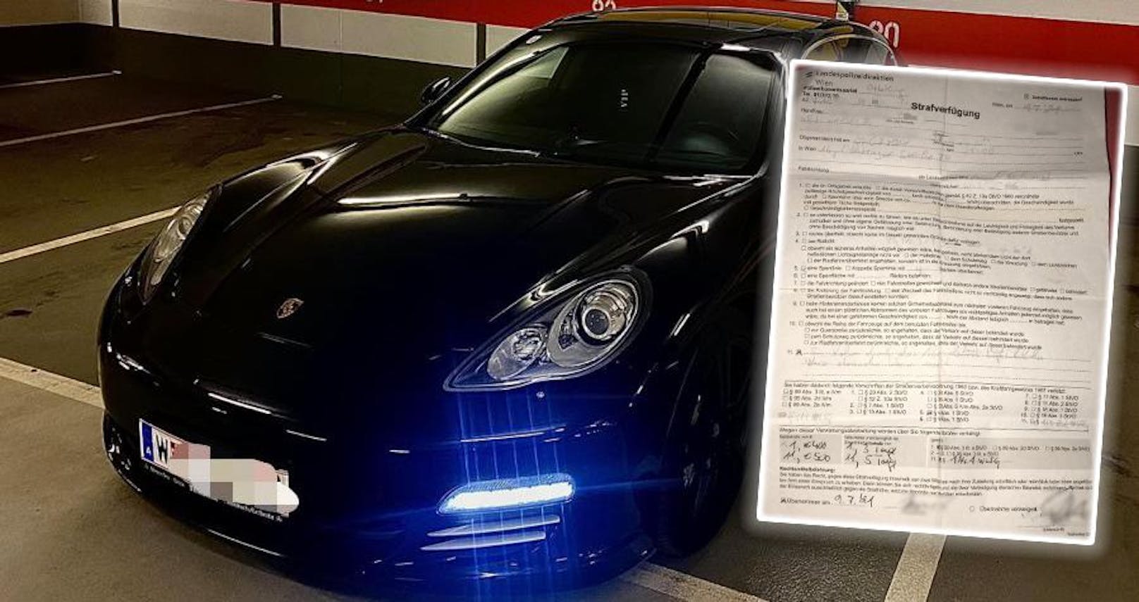 Der Porsche-Lenker soll nun 900 Euro Strafe blechen. 