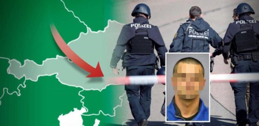 Auch in Österreich wurde nach dem Verdächtigen gesucht