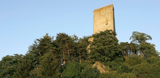 Die Burgruine in Arbesbach.