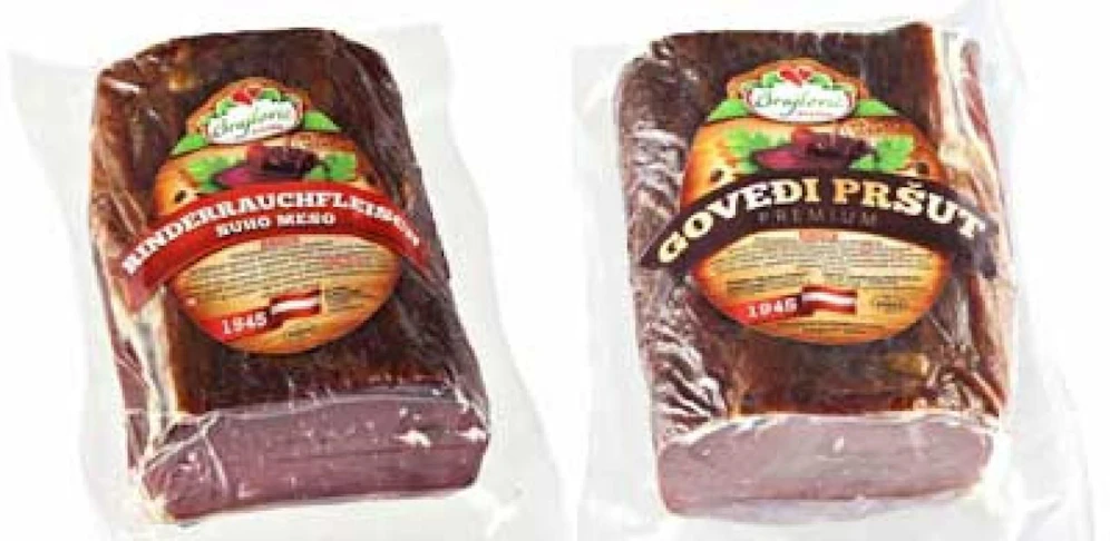 Rinderrauchfleisch und Govedi Prut wurden zurückgerufen