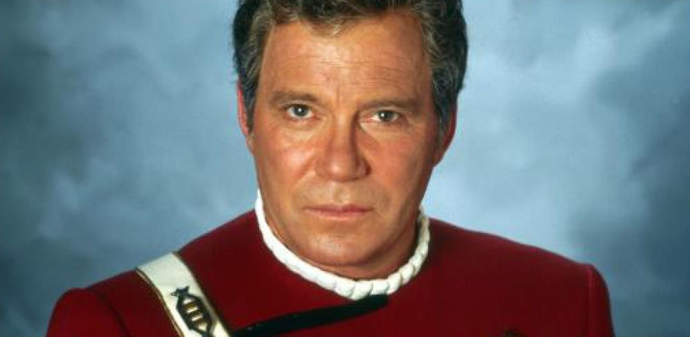 William Shatner als Captain Kirk in "Star Trek VI"