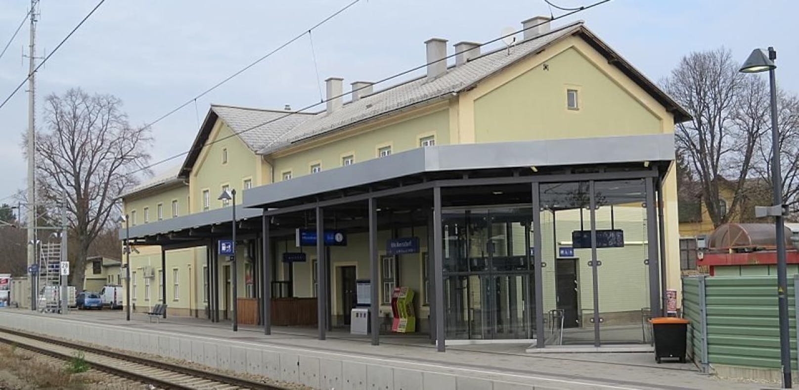 Am Bahnhof in Wolkersdorf kam es zur Tragödie.