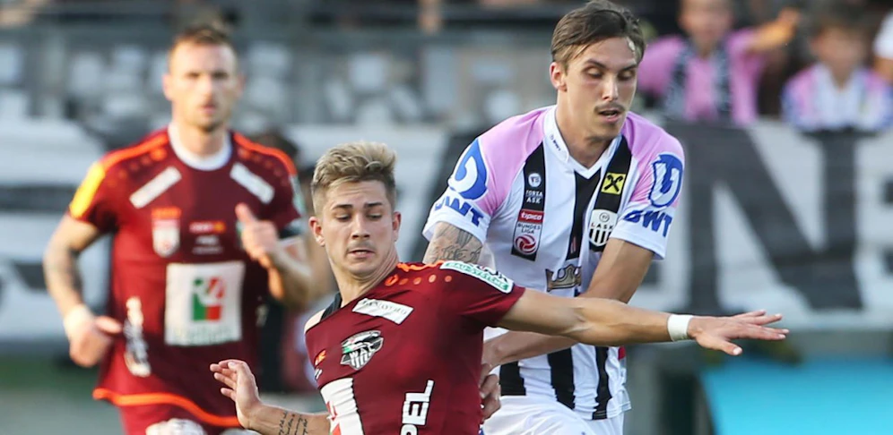 Der WAC schlägt den LASK im Duell der Europa-League-Starter