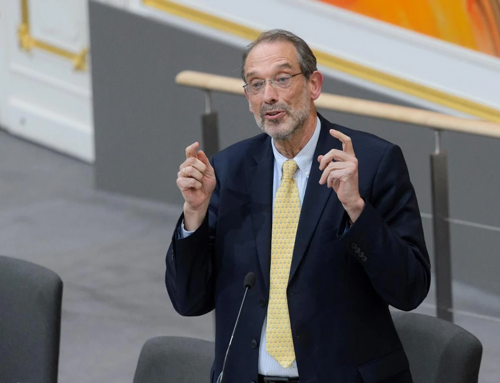Bildungsminister Heinz Faßmann (ÖVP) bei der 74. Nationalratssitzung am 15. Mai 2019 in Wien.