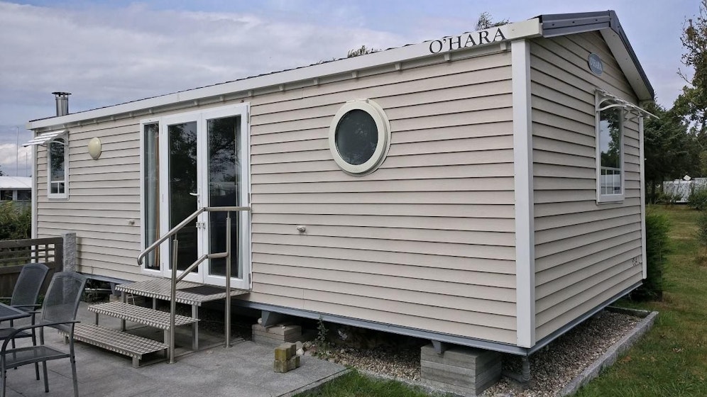 Ein modernes europäisches Mobilheim des französischen Herstellers O'Hara. Symbolfoto.