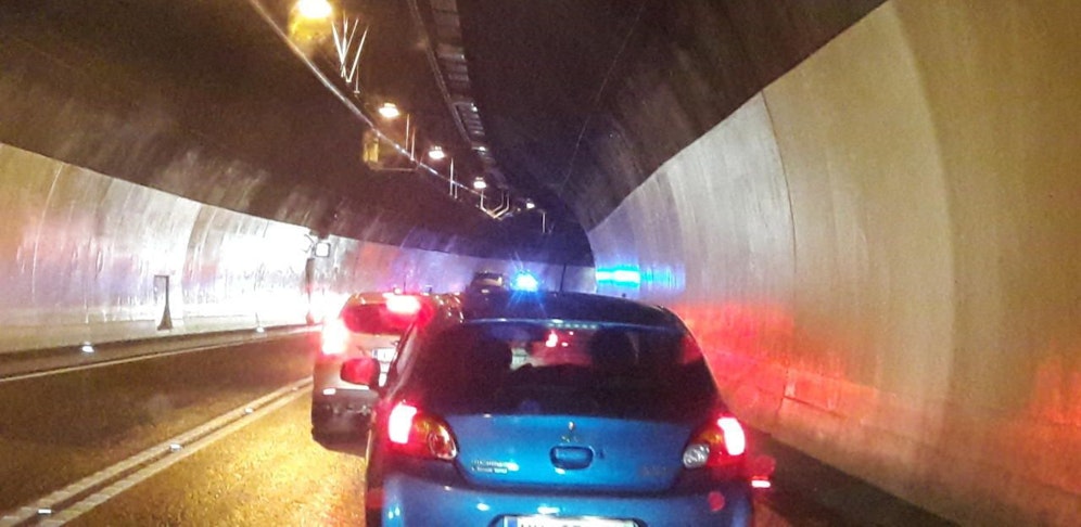 Der Mona-Lisa-Tunnel musste für eine Stunde gesperrt werden.