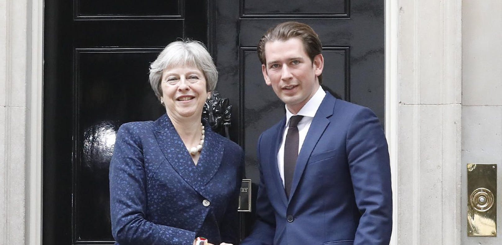 Bundeskanzler Sebastian Kurz (ÖVP) trifft in London auf die britische Premierministerin Theresa May. 