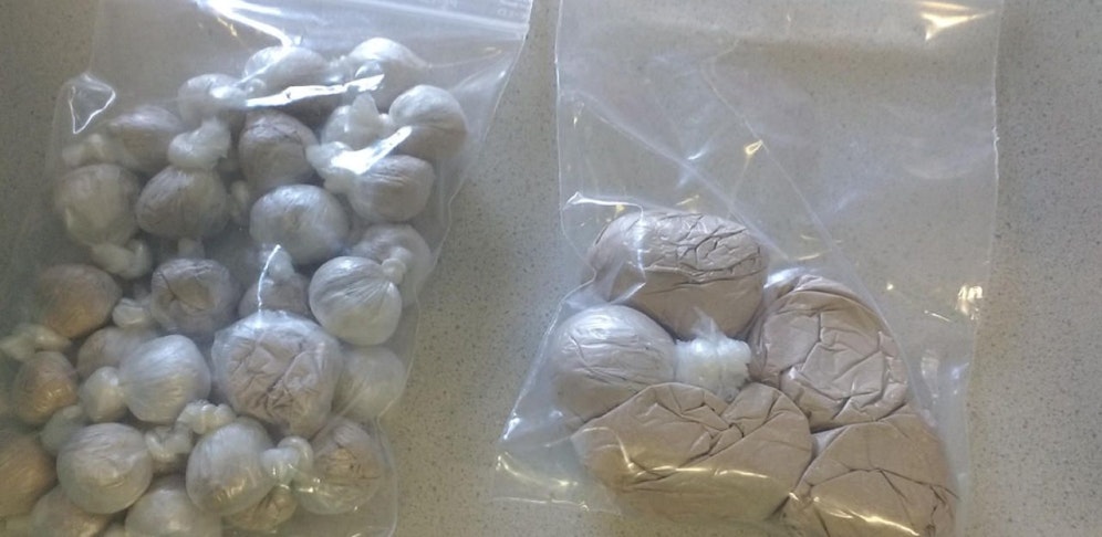 Heroin zum Verkauf abgepackt (Symbolfoto).