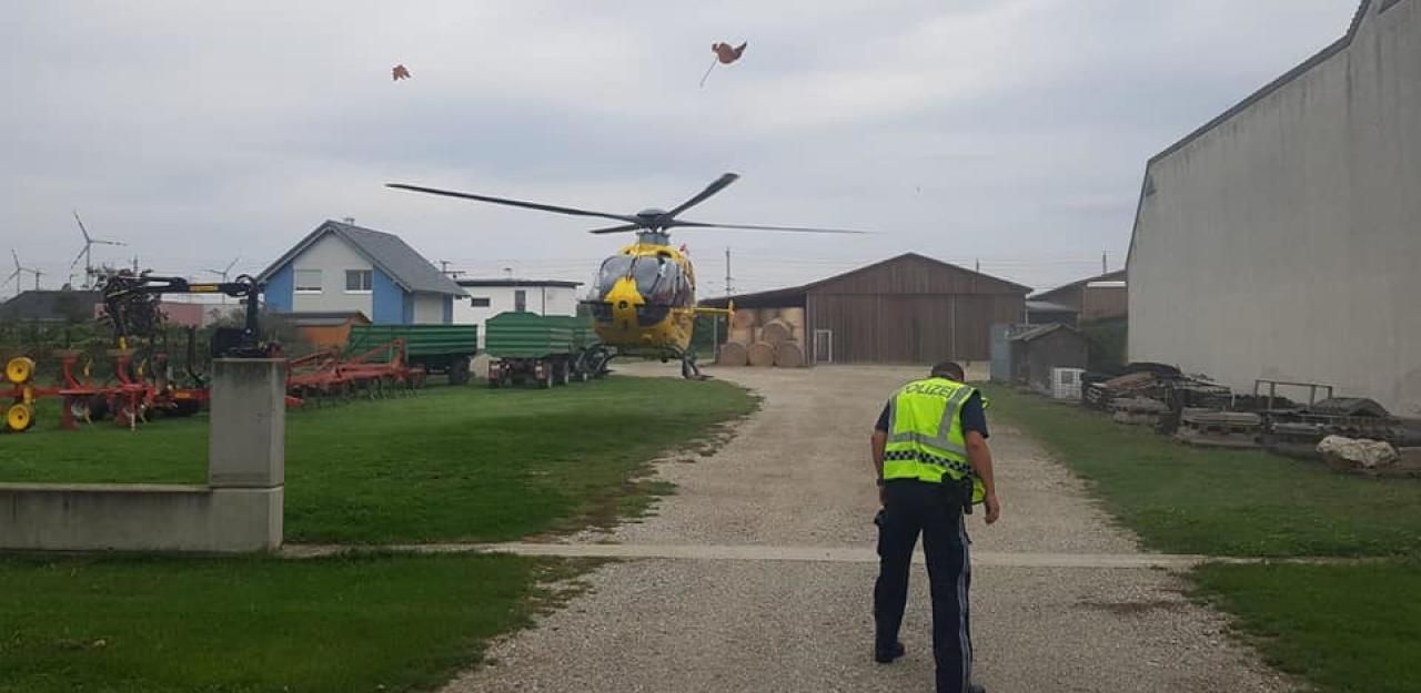 Heute.at - Pkw erfasste Fußgänger und krachte gegen Baum