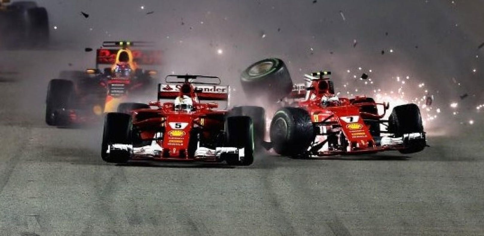Unfassbarer Start-Crash beim Singapur-Grand Prix