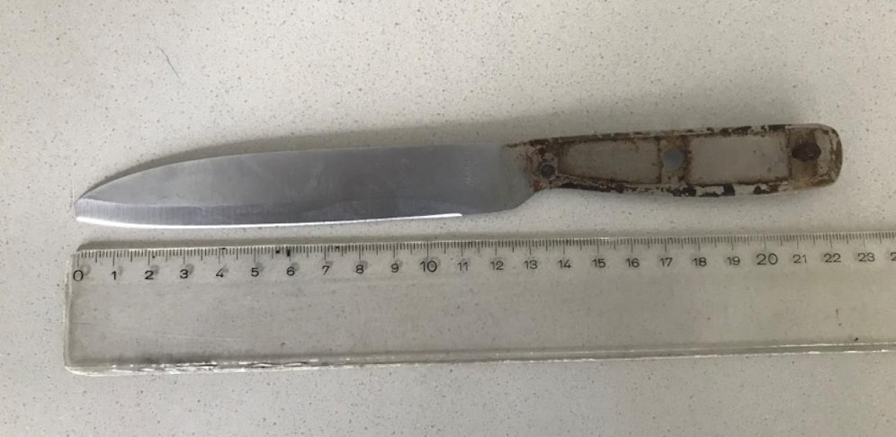 Fahrgäste ließen sich von Messer nicht einschüchtern. 