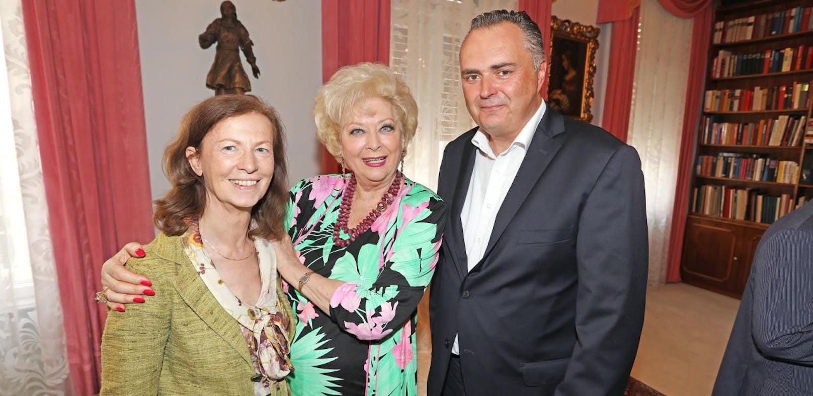 Sarata empfing Doskozil und Wiens neue First Lady