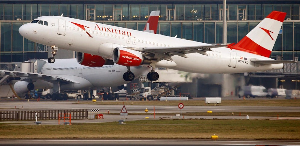 Ein Austrian Airlines Airbus A320.