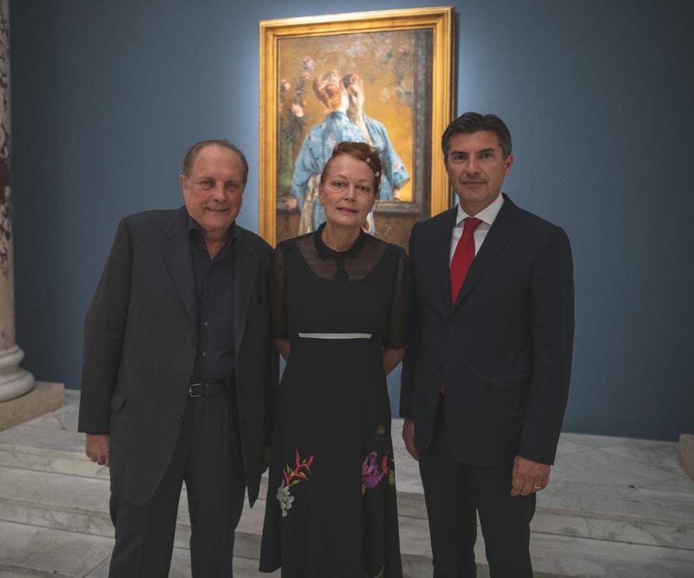 Christian Ludwig Attersee, Ingried Brugger und Robert Zadrazil