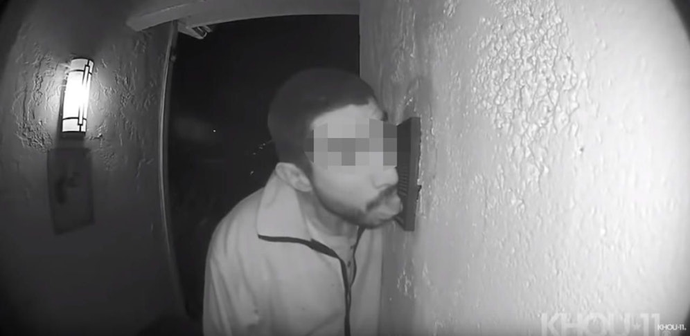 Ein Mann mit einem ungewöhnlichen Hobby.