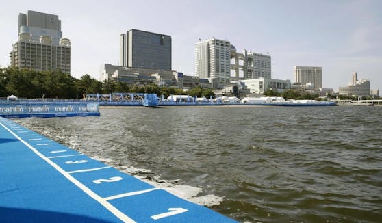 Fäkal-Bakterien in der Bucht von Odaiba