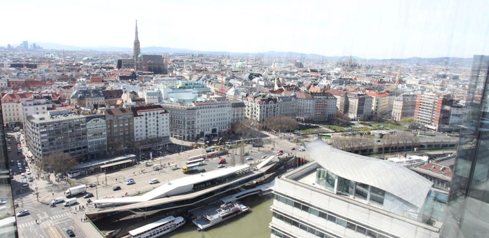 Die erste Bauphase für den "Schwedenplatz Neu" soll schon im Frühjahr 2019 erfolgen, so Vizebürgermeisterin Maria Vassilakou (Grüne). 