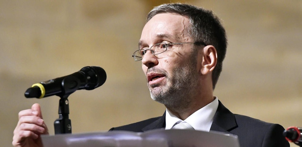 Innenminister Herbert Kickl (FPÖ).