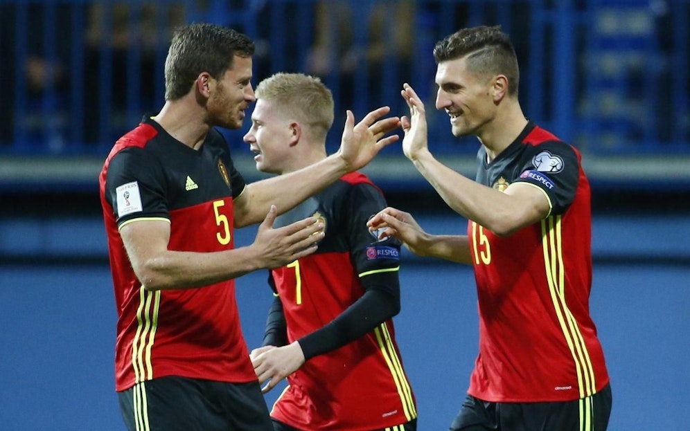 Jubel bei Belgien