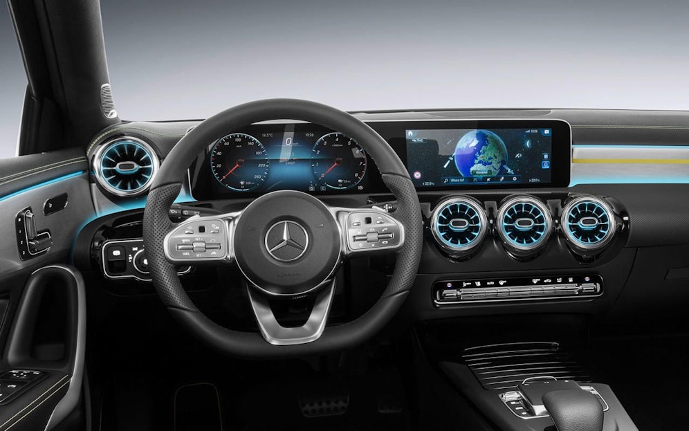 Innenraum der neuen Mercedes A-Klasse