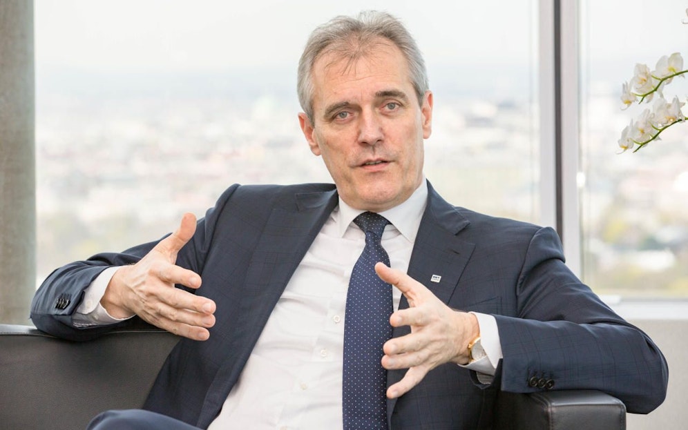 OMV-Boss Rainer Seele. 