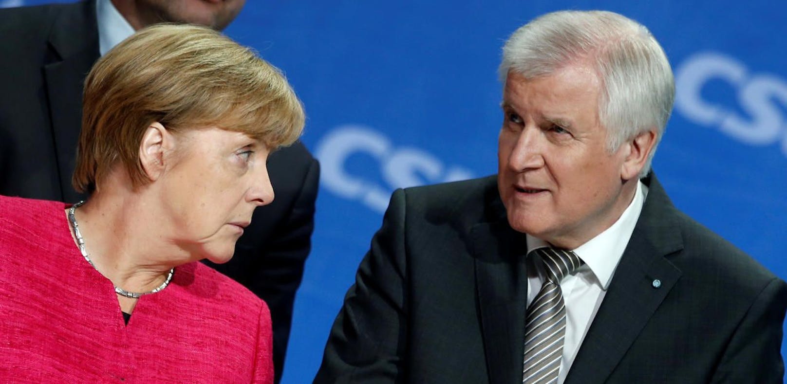 CDU-Kanzlerin Andrea Merkel mit CSU-Chef Horst Seehofer.