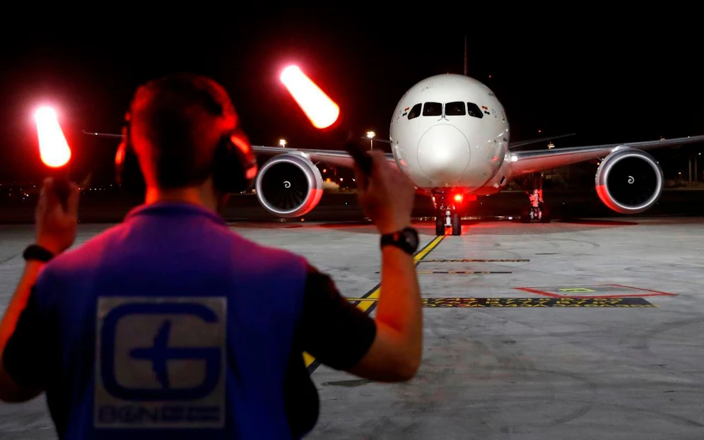 Boeing 787 der Air India auf dem Ben Gurion Airport in Tel Aviv. Symbolfoto