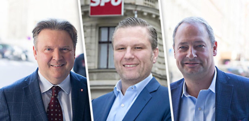 Michael Ludwig, Manfred Arbacher-Stöger, Andreas Schieder  sie alle wollen Bürgermeister werden.