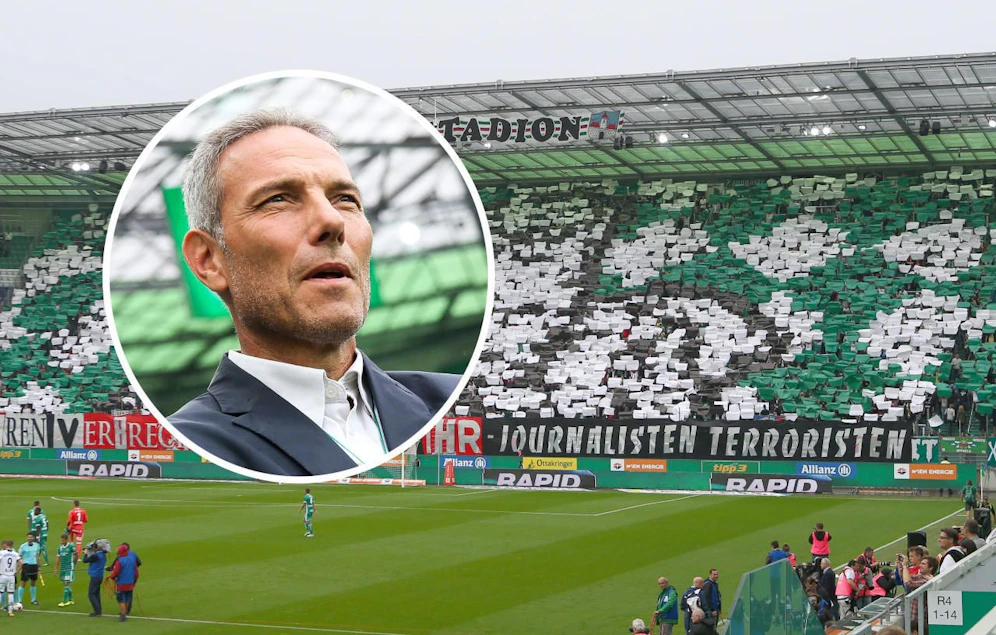 "Journalisten Terroristen"  mit diesem Vergleich überschritten die Rapid-Fans eine Grenze.