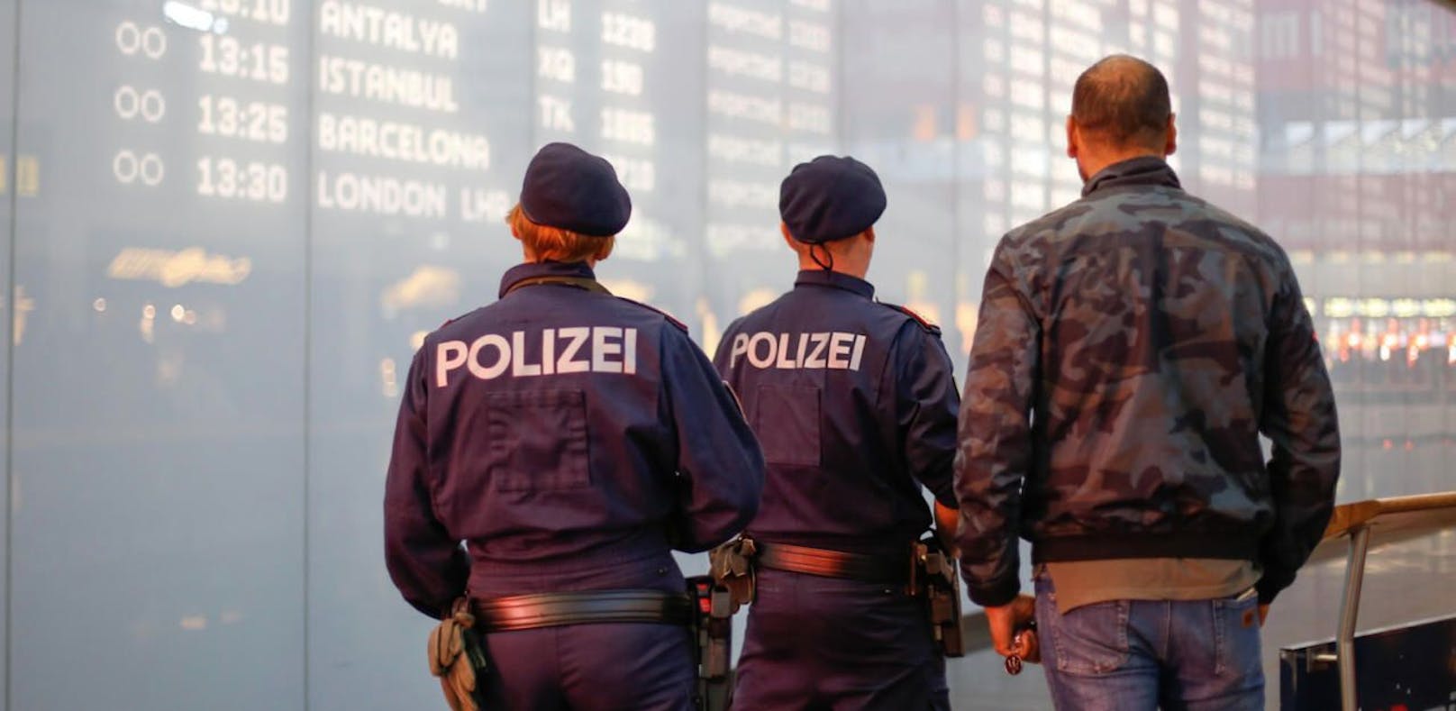 Bodypacker wurden von der Polizei am Flughafen Schwechat gefasst.