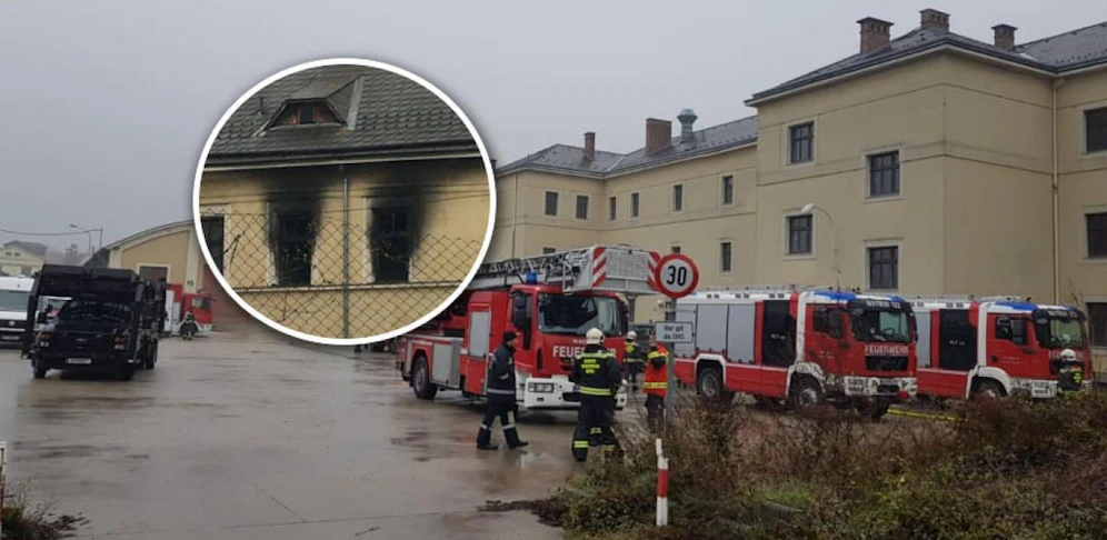 Die WEGA übte einen Einsatz mit Feuer.