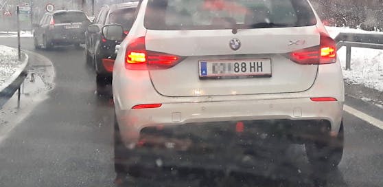 Ein "Heute"-Leser fotografierte am Mittwoch dieses Autokennzeichen.
