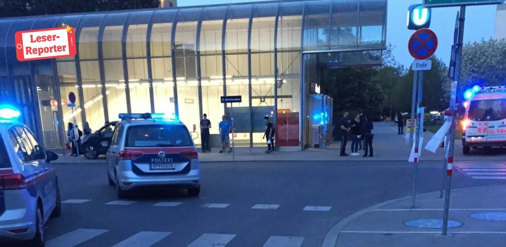 Schwerer Unfall in Wien-Floridsdorf. 