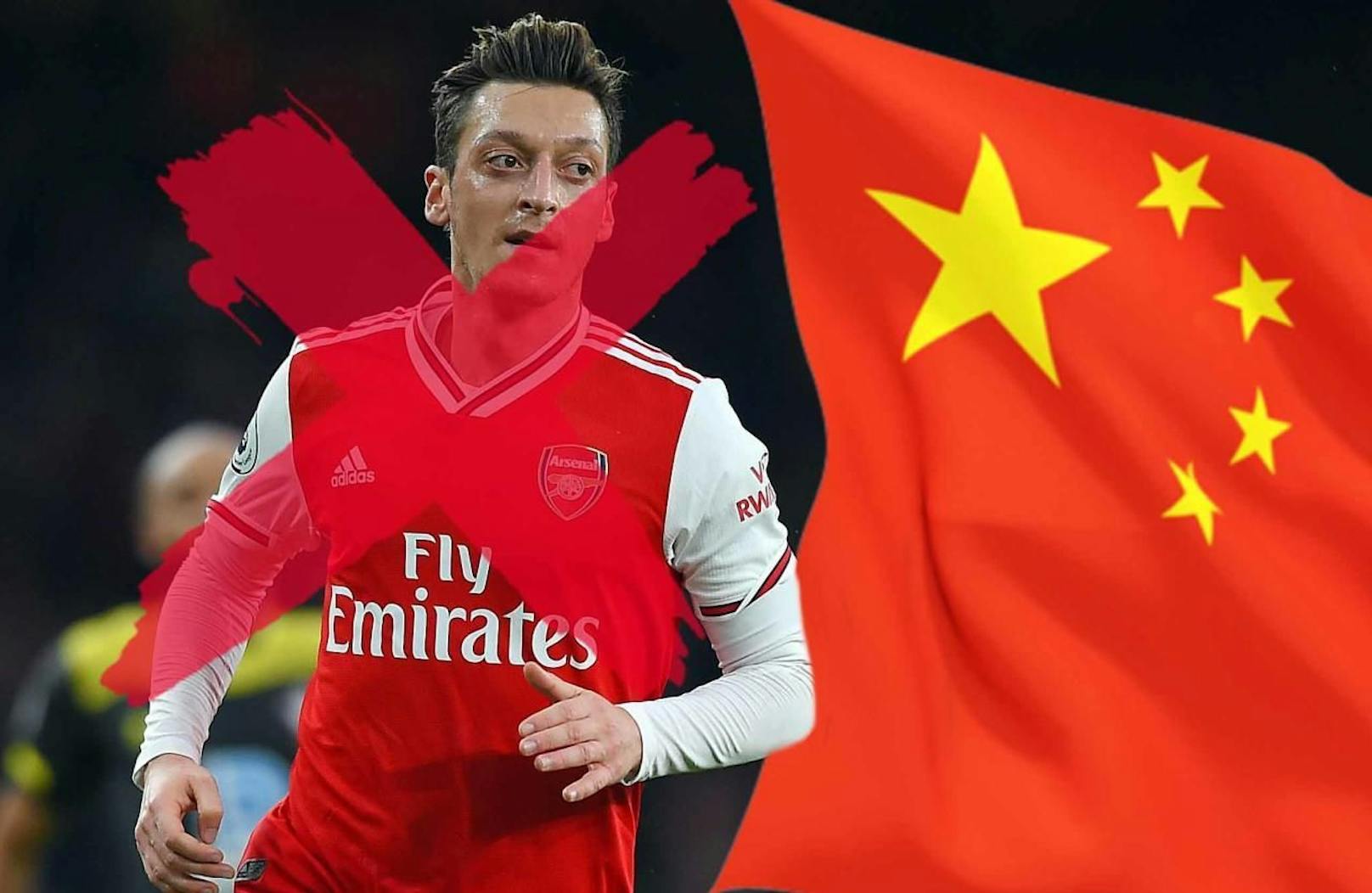 Arsenal zog sich den Zorn von China zu.