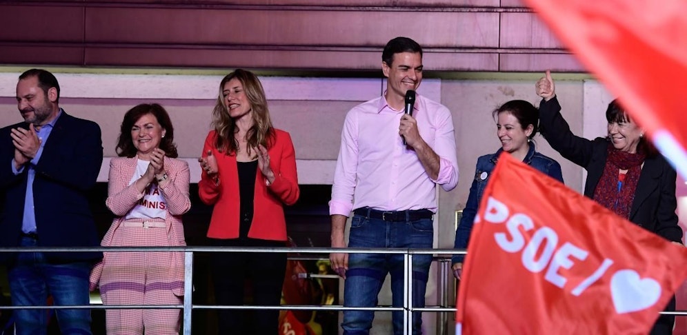Wie schon im April geht Pedro Sanchez als Sieger aus einer Wahl. 