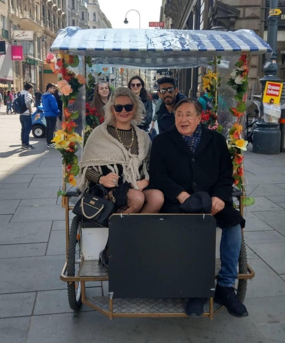 Richard Lugner und 'Freundin' Anastasia