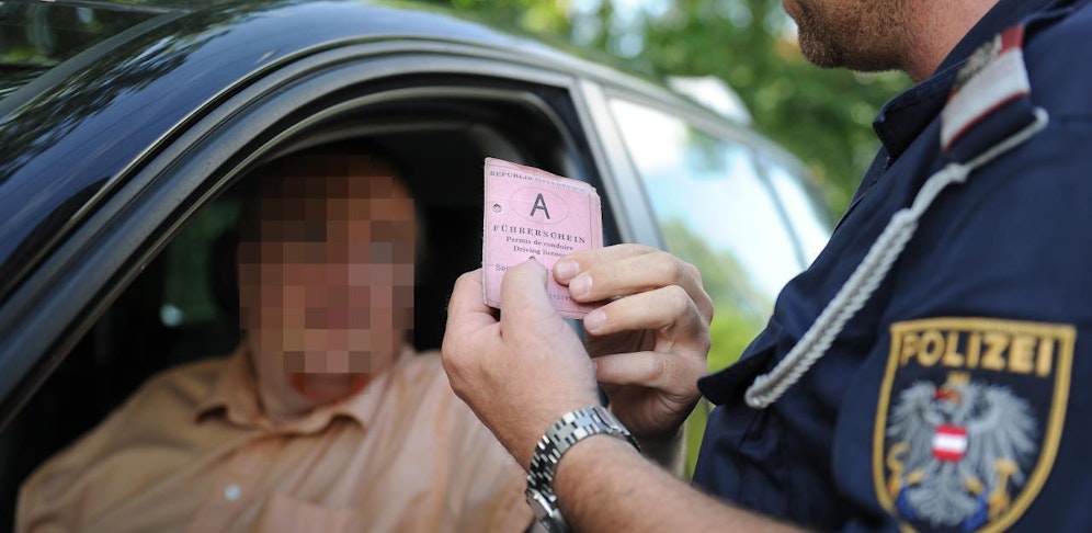 Der Mann hatte keinen Führerschein.
