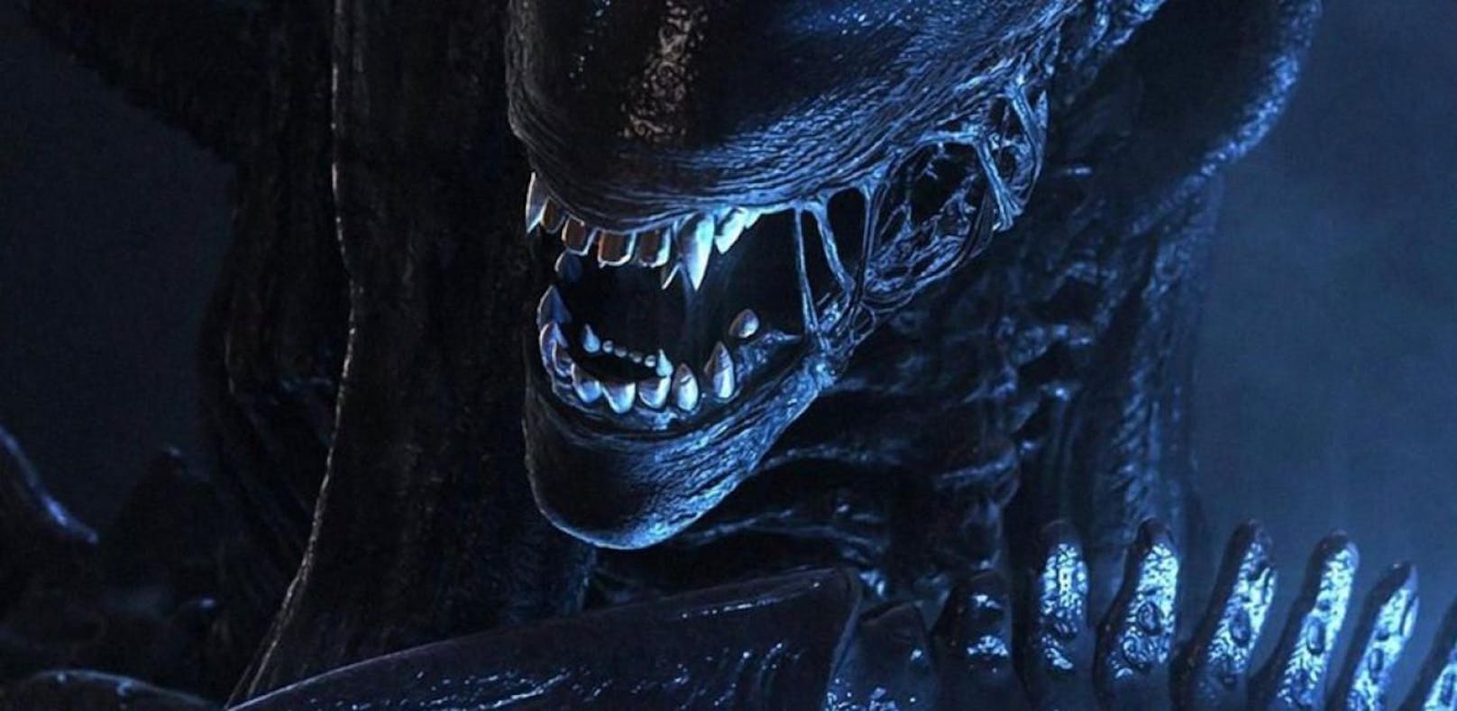 Das weltberühmte Film-Alien in Nahaufnahme - nach dem Design von H.R. Giger