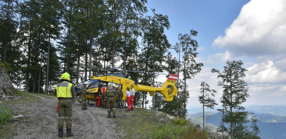 Für den Mountain-Biker kam jede Hilfe zu spät - er starb vor Ort. 