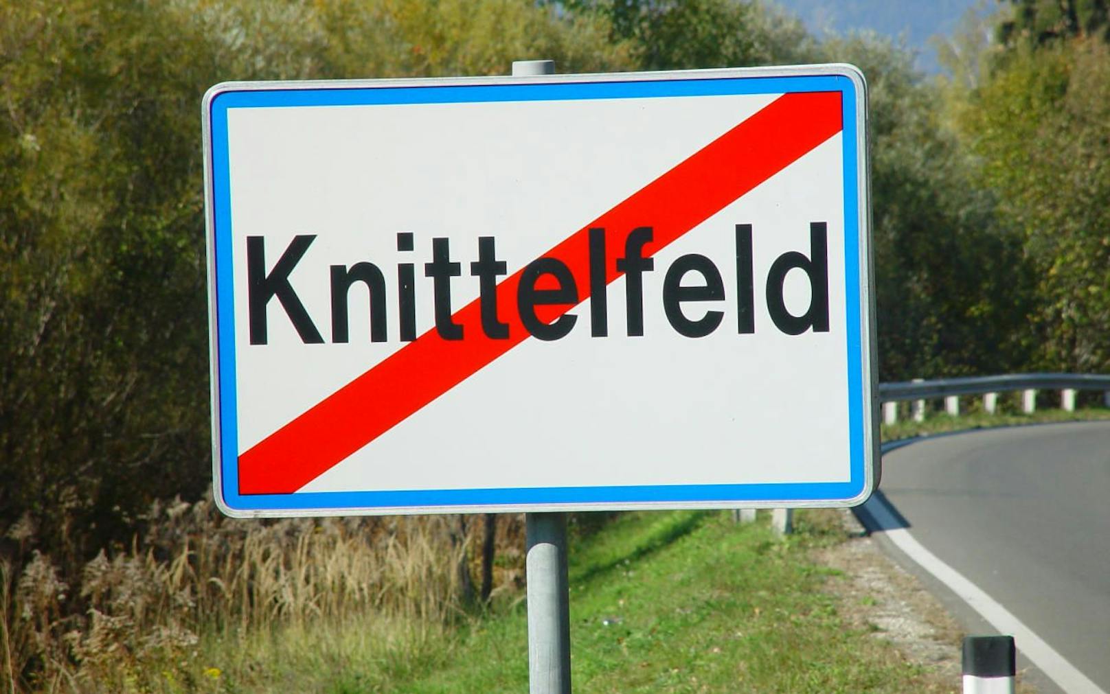 Ortsende von Knittelfeld. Symbolfoto